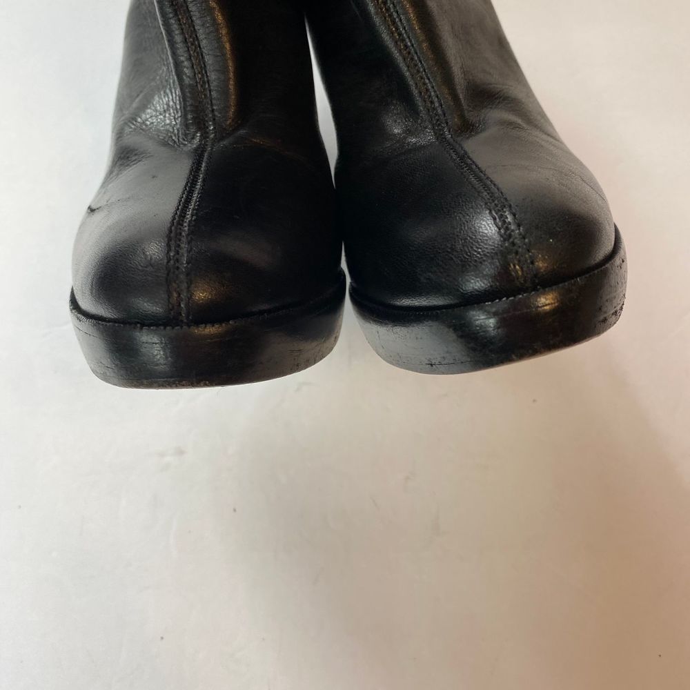 SOLD Tory Burch Lysa Leather & Chain Link Booties - Picture 15 of 16